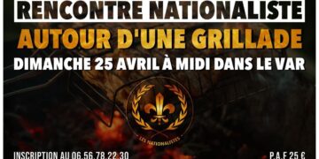 Rencontre nationaliste dans le Var – Dimanche 25 avril 2021