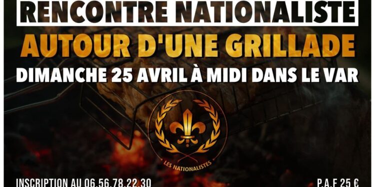 Rencontre nationaliste dans le Var – Dimanche 25 avril 2021