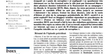 Nouveauté : Enquête : Le « pacte de corruption » (4) – Faits & Documents n° 495
