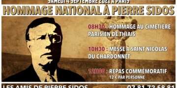 Hommage national à Pierre SIDOS – 4 septembre 2021 – Paris