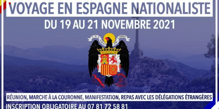 Du 19 au 21 novembre : voyage en Espagne nationaliste