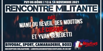 Événement rencontre avec Yvan Benedetti, Le Cosaque et Le Réveil des Moutons – 13 et 14 novembre – Puy-de-Dôme