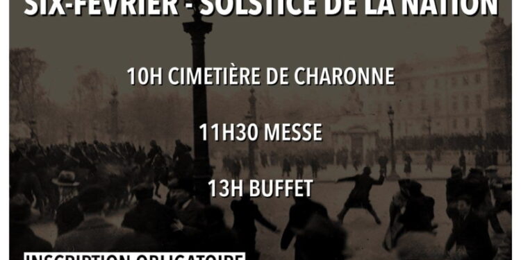 Hommage aux morts du « Six Février » – Samedi 5 février 2022 – Paris