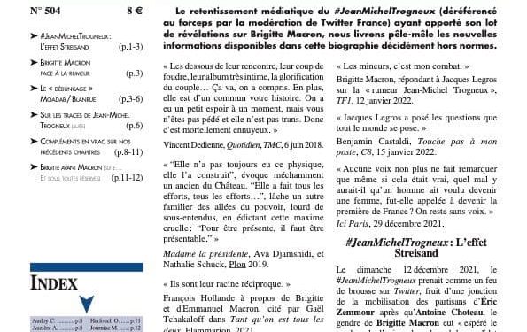 Faits & Documents : Enquête : Le Mystère Brigitte Macron (7)