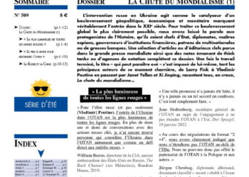 Faits & Documents : La Chute du Mondialisme (1)