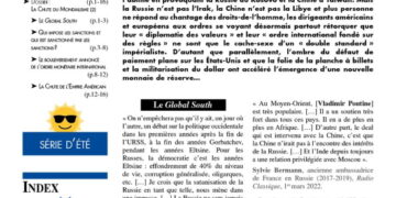 Faits & Documents : La Chute du Mondialisme (2)