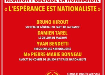 Réunion publique en Normandie : « L’espérance est nationaliste » – 4 mars 2023