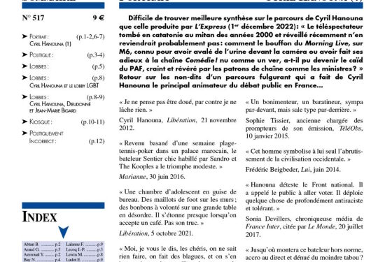 Faits & Documents – Portrait : Cyril Hanouna