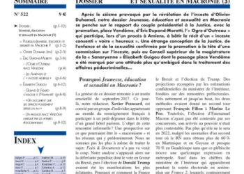 Faits & Documents – Jeunesse, éducation et sexualité en Macronie (3)