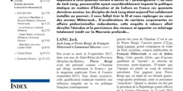 Faits & Documents – Jeunesse, éducation et sexualité en Macronie (5)