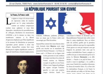 L’Écho d’AF : La République poursuit son œuvre