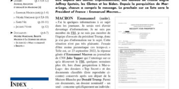 Faits & Documents – Jeunesse, éducation et sexualité en Macronie (6)