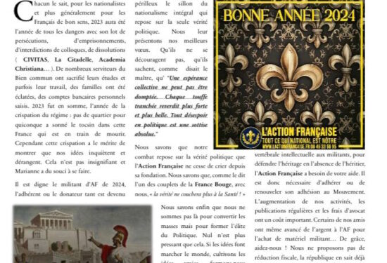 L’Écho d’AF – 2024 : Joyeuse année militante