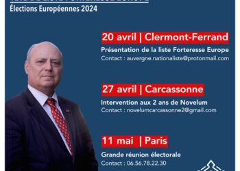 Clermont-Ferrand, Carcassonne, Paris : venez rencontrer Pierre-Marie Bonneau, tête de liste Forteresse Europe !