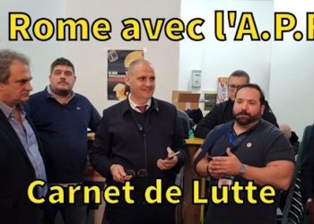 Yvan Benedetti à Rome avec l’A.P.F.