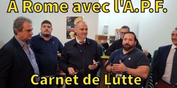 Yvan Benedetti à Rome avec l’A.P.F.