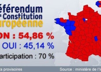 29 mai 2005 : Victoire du Non au référendum sur la Constitution européenne