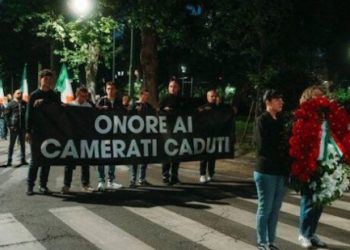 Les Nationalistes à Milan pour rendre hommage à Sergio Ramelli