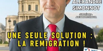Paris 2e circonscription : Soutien à la candidature d’Alexandre Simonnot – Les Nationalistes