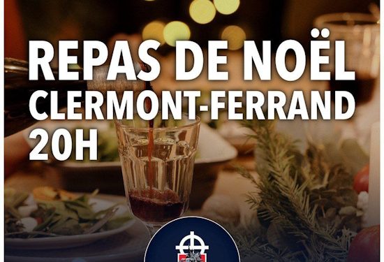 Repas de Noël – Clermont-Ferrand – 10 décembre 2025