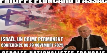 Israël, un crime permanent – Philippe Ploncard d’Assac