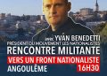 Vers un Front Nationaliste – Yvan Benedetti – Angoulême – 24 janvier 2026