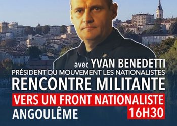 Vers un Front Nationaliste – Yvan Benedetti – Angoulême – 24 janvier 2026