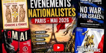 EVÉNEMENTS NATIONALISTES : Trois jours de mobilisation à Paris, du 8 au 10 mai 2026