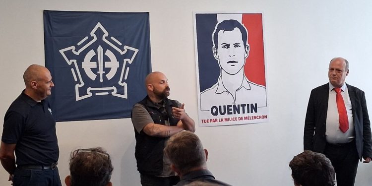 Réunion du Front Nationaliste à Avignon, fief de Raphaël Arnault