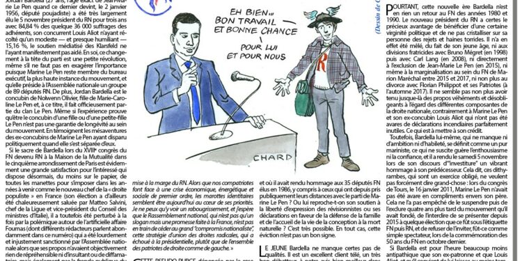Rivarol : Bardella : vrai espoir ou clone de Marine Le Pen ?