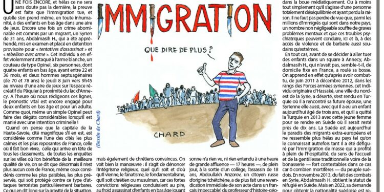 Une nouvelle fois la preuve est faite : l’immigration tue !
