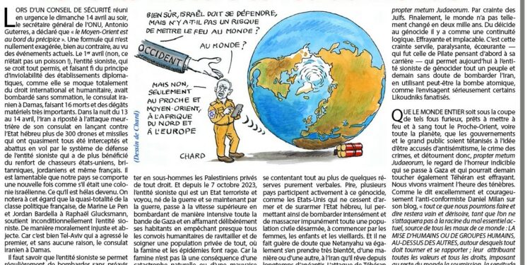 Les fous furieux de Tel-Aviv vont-ils mettre le feu au monde ?