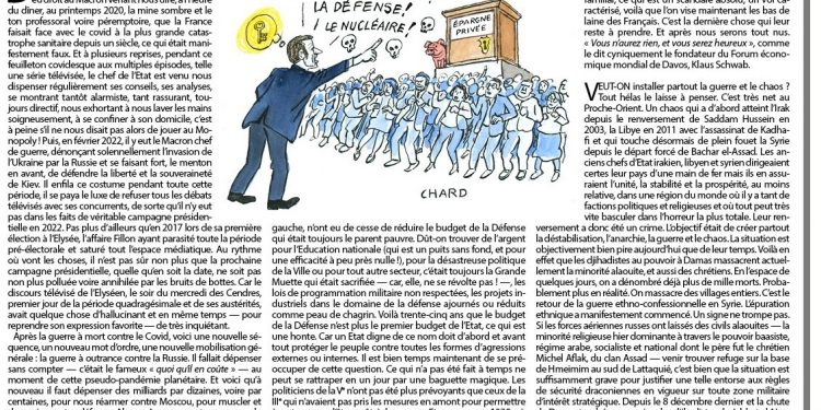 Rivarol : Le règne de la guerre et du chaos