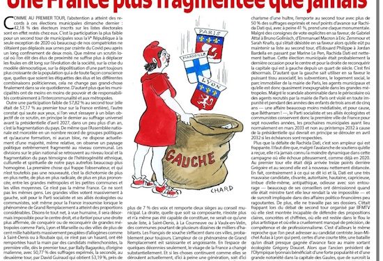 Une France plus fragmentée que jamais – Rivarol