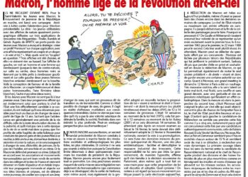 Rivarol : Macron, l’homme lige de la révolution arc-en-ciel