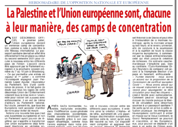 La Palestine et l’Union européenne sont, chacune à leur manière, des camps de concentration