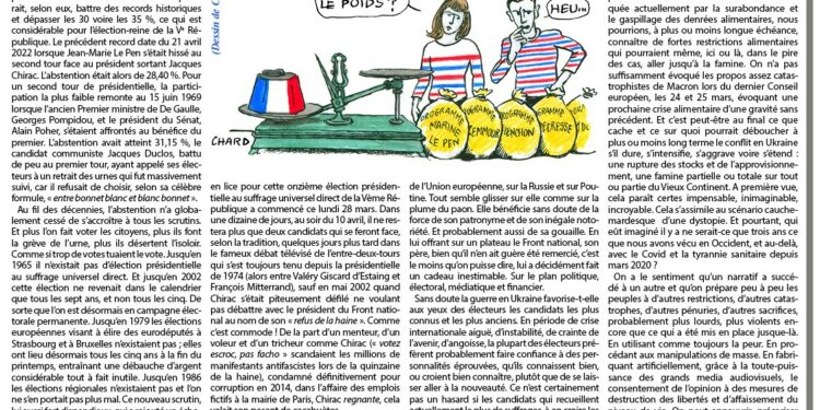 Rivarol : Présidentielle : vers une abstention record ?