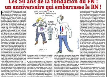 Rivarol – Les 50 ans de la fondation du FN : un anniversaire qui embarrasse le RN !