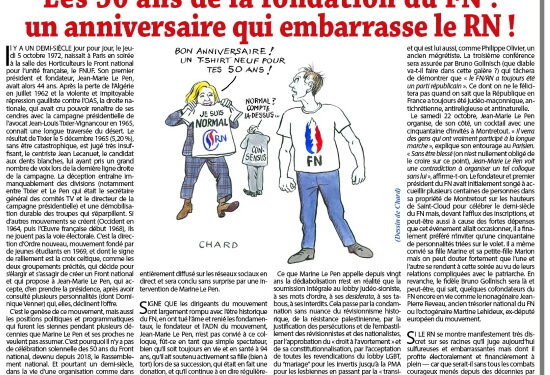 Rivarol – Les 50 ans de la fondation du FN : un anniversaire qui embarrasse le RN !