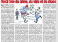 Rivarol : Voici l’ère du crime, du vide et du chaos
