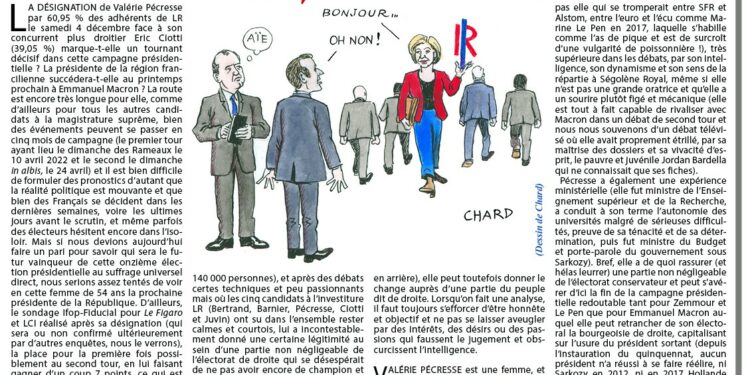 Hebdo – Nouveauté : Qui va l’emporter dans le match à trois  entre Pécresse, Zemmour et Le Pen ? – Rivarol