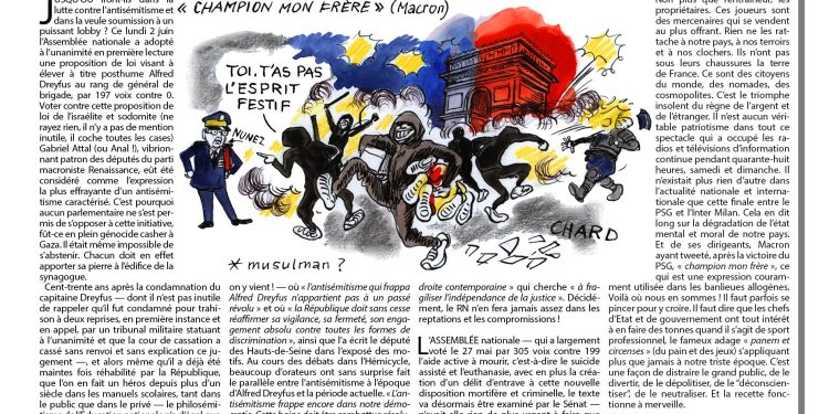 Rivarol : Dreyfus honoré, la France humiliée