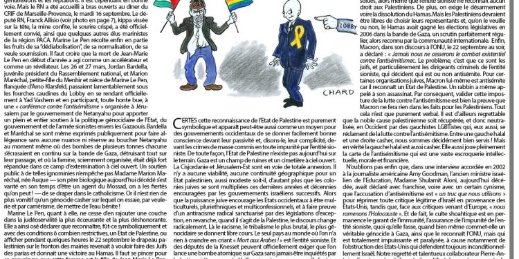 Rivarol : Selon que vous serez Ukrainien ou Palestinien…