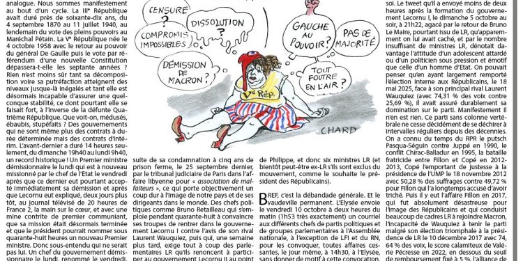 Rivarol : L’agonie sans fin de la Ve République