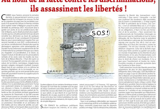 Au nom de la lutte contre les discriminations, ils assassinent les libertés ! – Rivarol