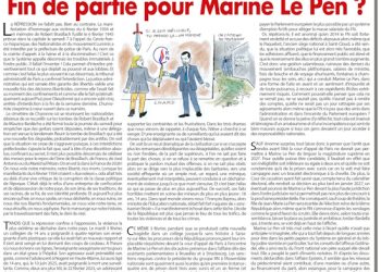 Fin de partie pour Marine Le Pen ? – Rivarol