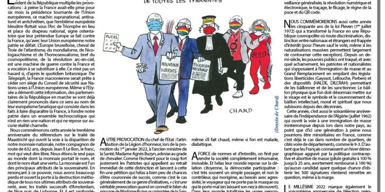 Hebdo – Rivarol : Nos vœux : la dissipation des illusions