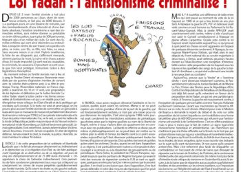 Loi Yadan : l’antisionisme criminalisé !   – Rivarol