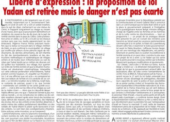Liberté d’expression : la proposition de loi Yadan est retirée mais le danger n’est pas écarté  – Rivarol