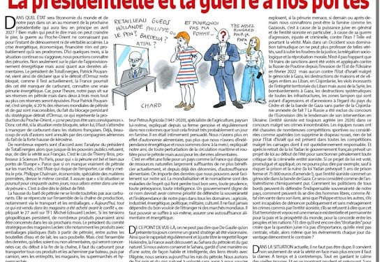 La présidentielle et la guerre à nos portes – Rivarol